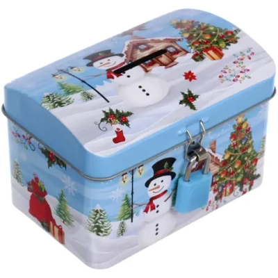 Копилка «Сказочный Снеговик» 11,5*7,5*8см