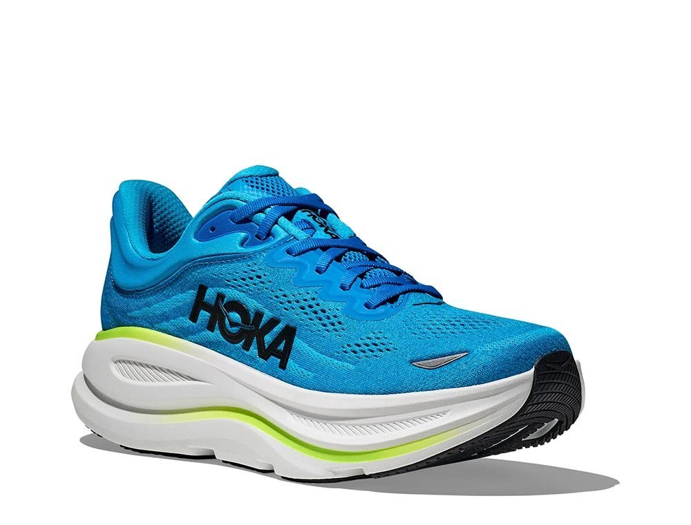 Кроссовки для бега мужские Hoka Bondi 9 M Сине-Зеленый