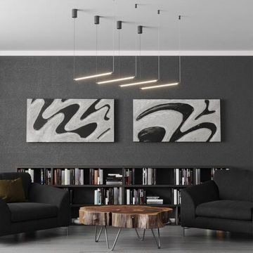 359346 KONST NT24 056 черный Светильник линейный светодиодный IP20 LED 12W 170-265V 4000K 960Лм VITZ