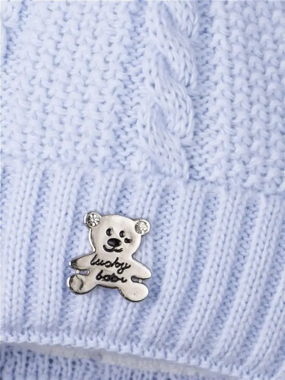 Шапка вязаная демисезонная для детей