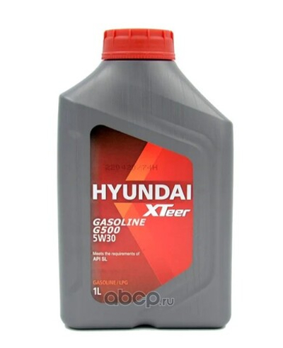 HYUNDAI XTEER Масло моторное Gasoline G500 5W30 SP, полусинт. 1 л