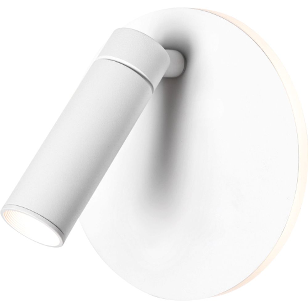 Светильник декоративный настенный светодиодный ЭРА EDGAR WL55 WH COB 5Вт / SMD 7Вт 4000К IP20 белый