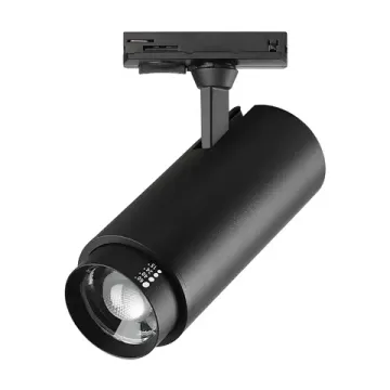 Светильник светодиодный трековый профессиональный с выбором мощности, цветовой температуры и угла освещения д/трековых систем 10 / 15 / 22W 3000-6000K 218027 черный BARRA Fuoco P+CCT Lightstar