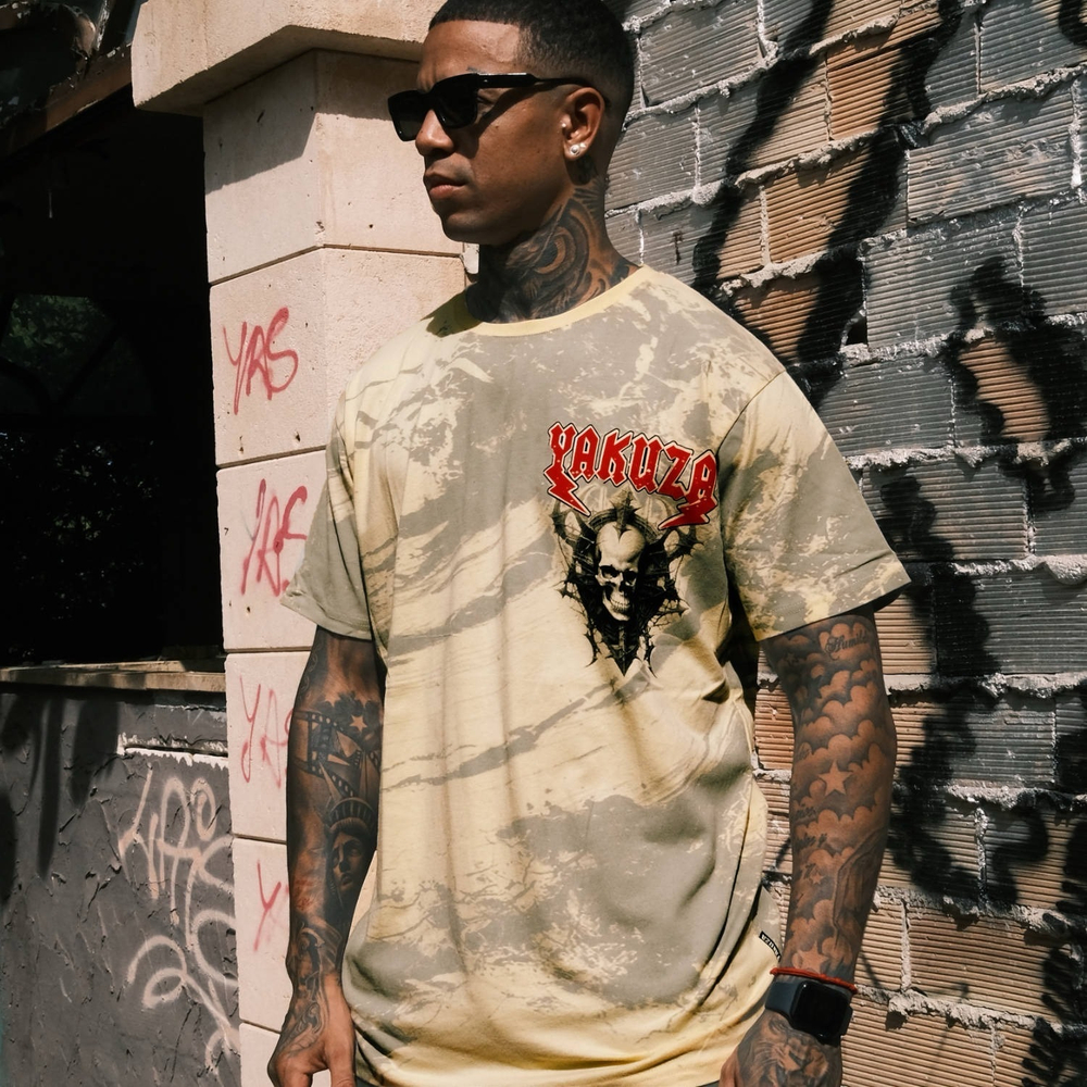 Футболка YAKUZA Ahole Regular T-Shirt French Vanilla