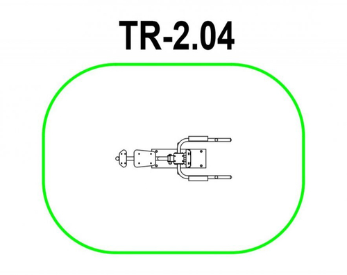 Уличный тренажёр Жим ногами - брусья