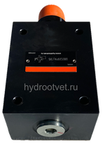 DBDS10P1X/100 - Предохранительный клапан прямого управления Ду10, давление регулировки до 100 бар, тип монтажа - на плиту, элемент регулировки S = винт