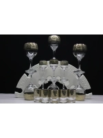 Барный набор 18 предметный с фужером