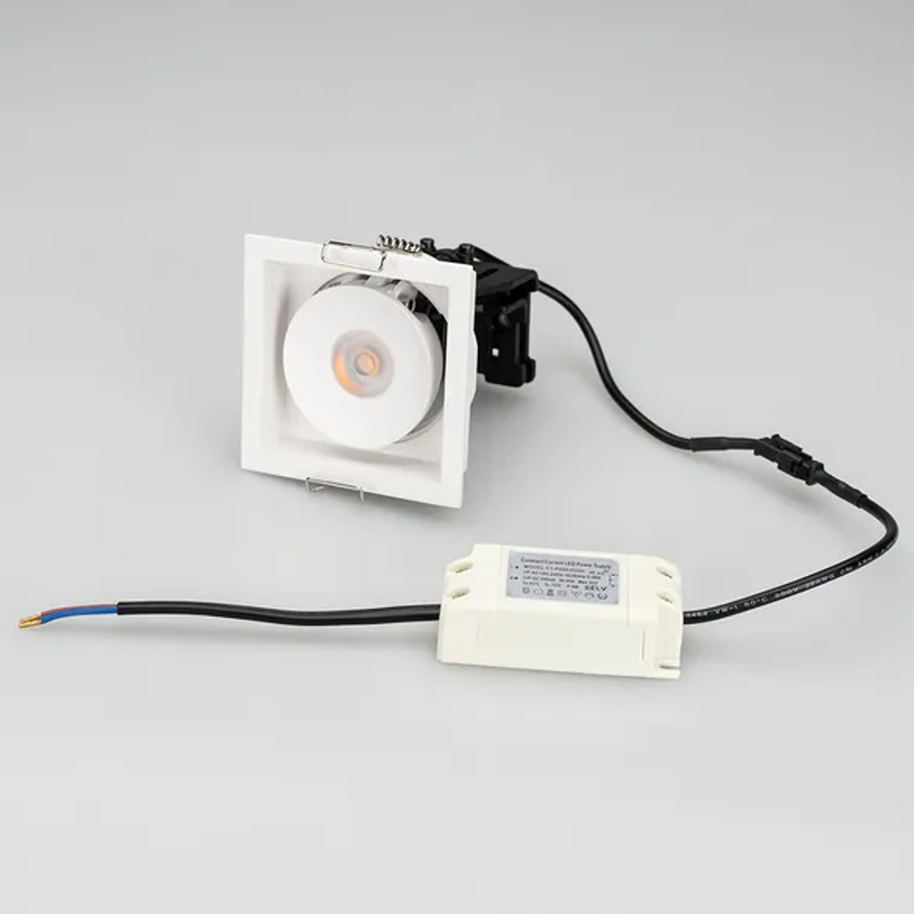 Светильник CL-SIMPLE-S80x80-9W Day4000 (WH, 45 deg) (Arlight, IP20 Металл, 3 года) 028148