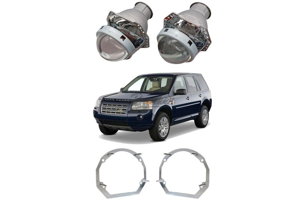 Готовый комплект для замены штатных линз Visteon Land Rover Freelander II 2006-2014, Тип №2