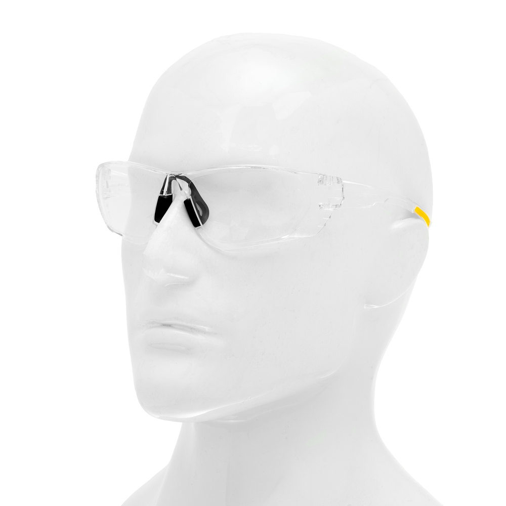 Очки защитные открытые, поликарбонатные, прозрачная линза Denzel 89198