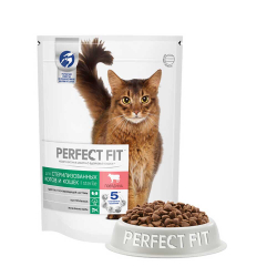 Perfect Fit корм для кошек стерилизованных с говядиной (Sterilised)