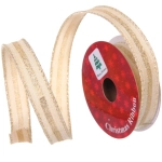 Лента для декорирования «Млечный путь» 1,5 см, 2,7 м, Шампань