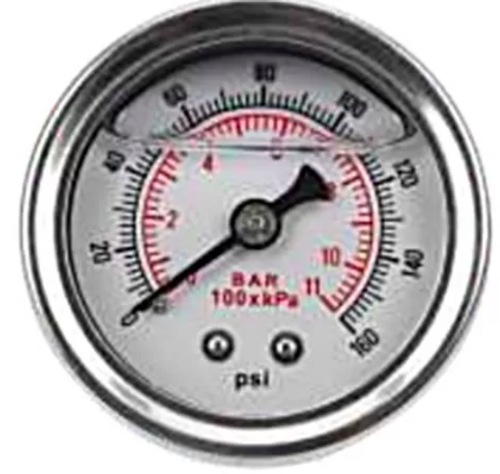Манометр осевой PROFLINE 6 бар, резьба 1/4, маслонаполненный 49400