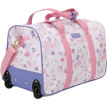Sanrio PU Luggage Bag Trolley Bag 18 Inch Women"s Pink & Purple