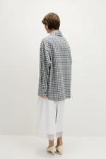 Рубашка из фланели мелкая клетка