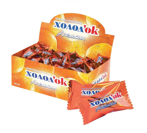 Жев. рез. Холодок с нач. Апельсин 20*100шт 3,5г