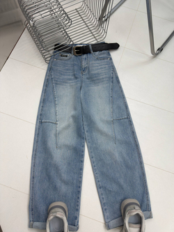 Брюки джинсовые женские арт. 1809 цвет "синий"