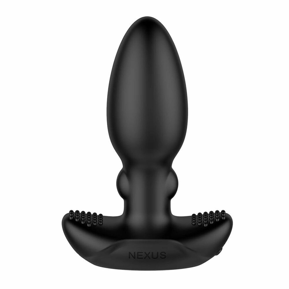 Черная анальная вибровтулка Nexus Beat - 10,8 см. (Цвет: черный)