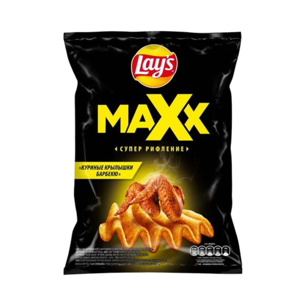 Чипсы "LAYS MAX" куриные крылышки 110гр