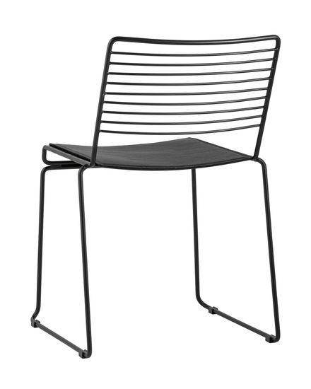 Стул обеденный Hero черный с черной подушкой 4 шт