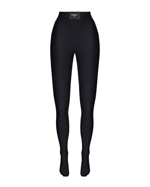 Лосины с закрытым мысом из бифлекса shine