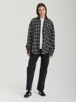 Женская Рубашка Harper Brown Plaid
