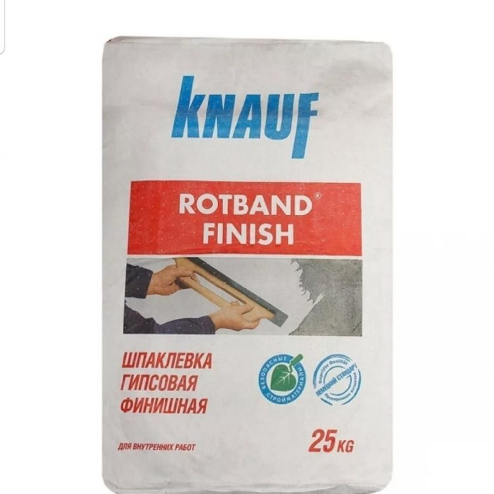 Шпаклёвка гипсовая финишная Knauf Ротбанд Финиш 25 кг