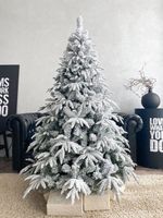 Заснеженная Ель премиум «ФОРЕСТО» (Литая+пвх) высота от 1.2 до 2.4 м