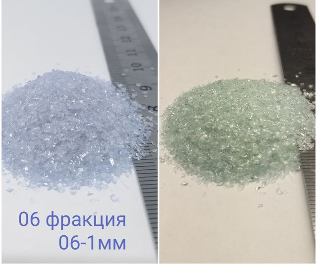 Стеклянная крошка Хамелеон фракция 0.6