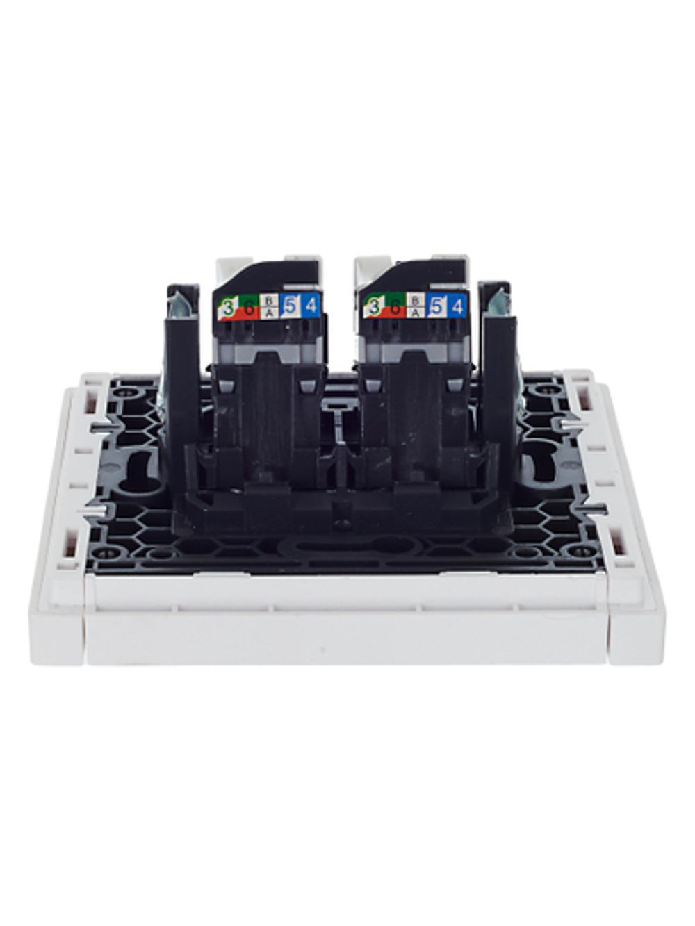 FORTE&PIANO Розетка компьютерная двойная RJ45 кат.5E FP233 белый IEK