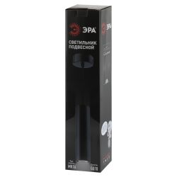 Светильник подвесной ЭРА PL1 GU10 BK 300 под лампу MR16 GU10 черный | Подвесные светильники