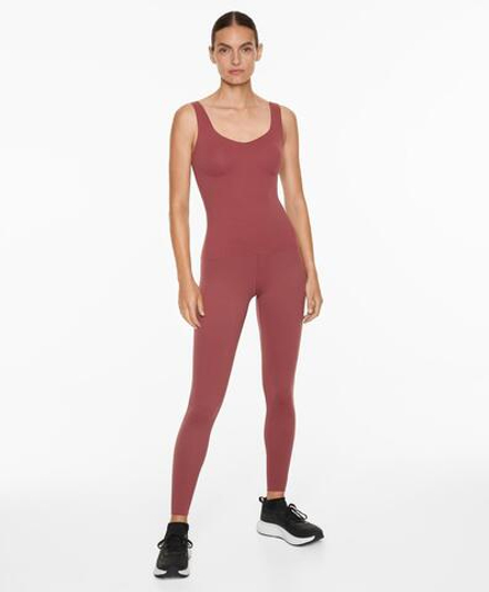 Oysho Майка с чашками Perfect-Adapt, темно-розовый