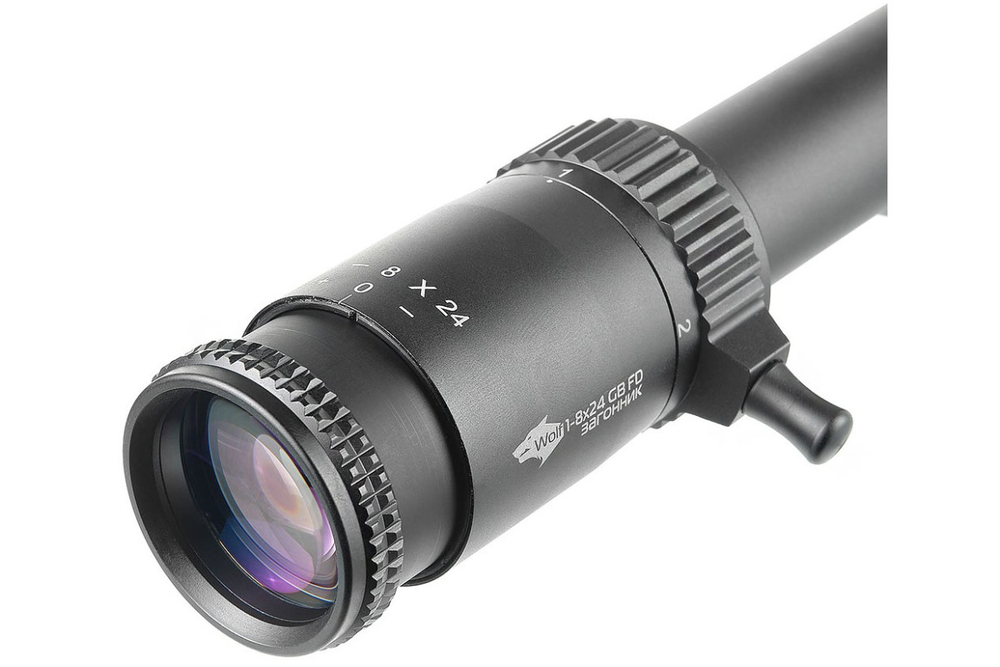 Прицел оптический Veber Wolf 1-8x24 GB FD Загонник