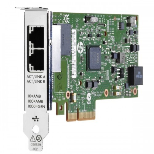 Адаптер HP Ethernet Adapter, 361T, 2x1Gb, PCIe (2.0), for DL165/ 580/ 980G7 & Gen8-servers (652497-B21, 656241-001, 652495-001, 713029-001)