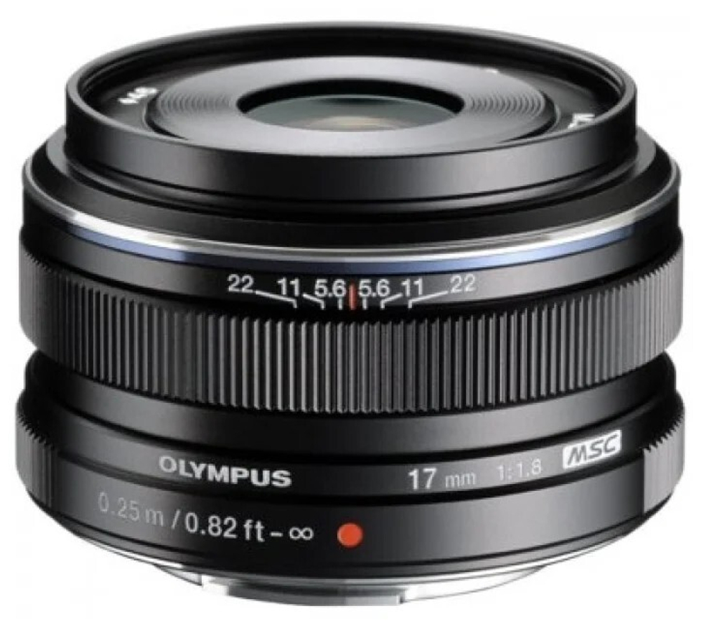 Olympus 17mm f/1.8, черный