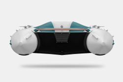 Надувная лодка GLADIATOR B370 морской зеленый-белый