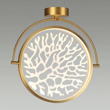 Потолочный светодиодный светильник 6627/36CL античная бронза Solaris Odeon Light