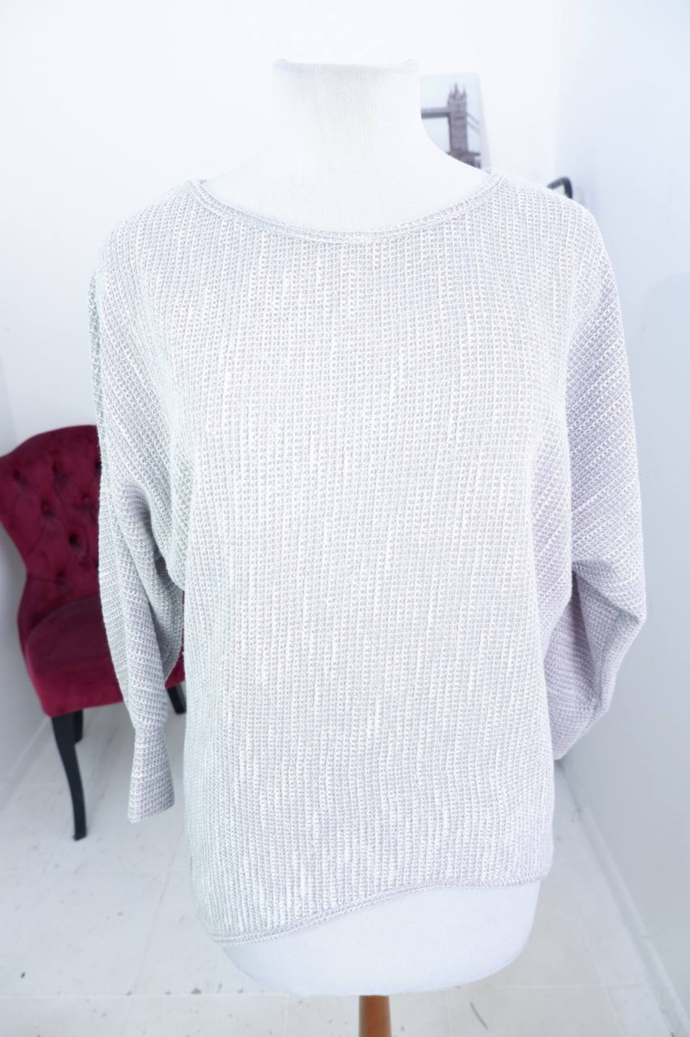 Джемпер свободного кроя, визуально на 50/52 размер