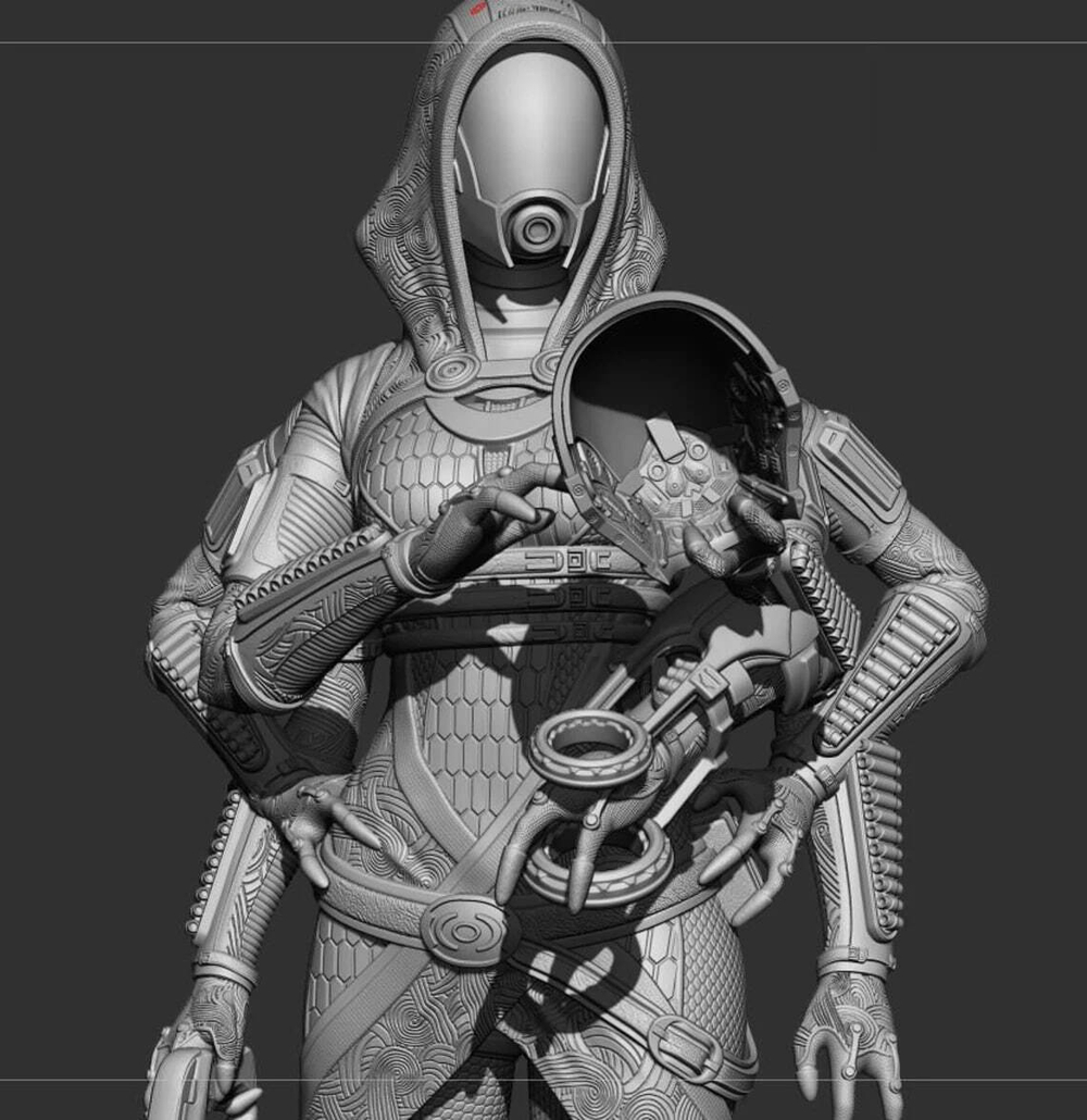 Фигурка Тали’Зора масс эффект Tali Zorah Mass Effect