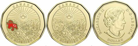 Канада 1 доллар, 2021 125 лет клондайкской золотой лихорадке набор 2 монеты