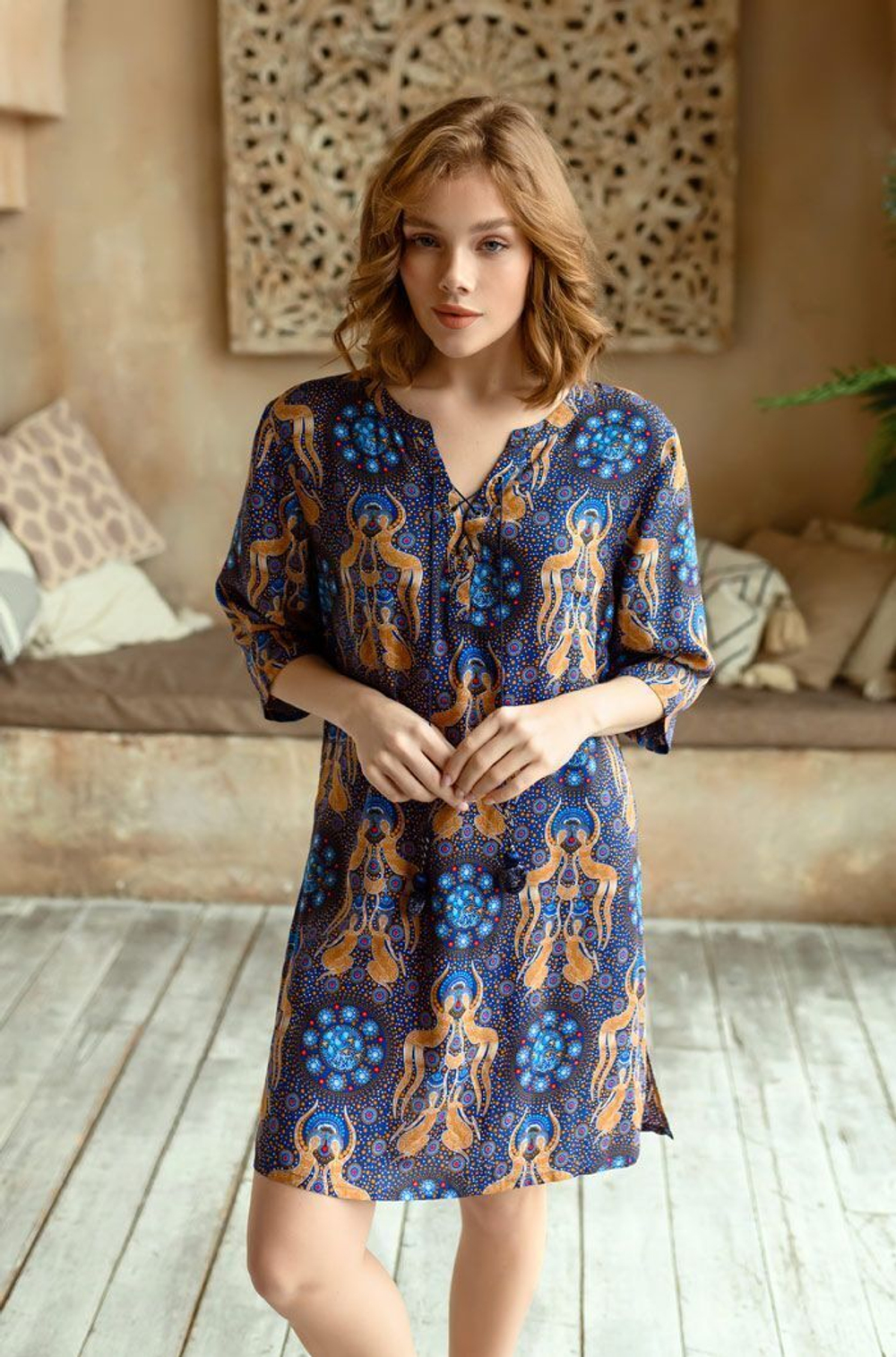 Туника средней длины Gera (Размер: M) (Цвет: разноцветный)