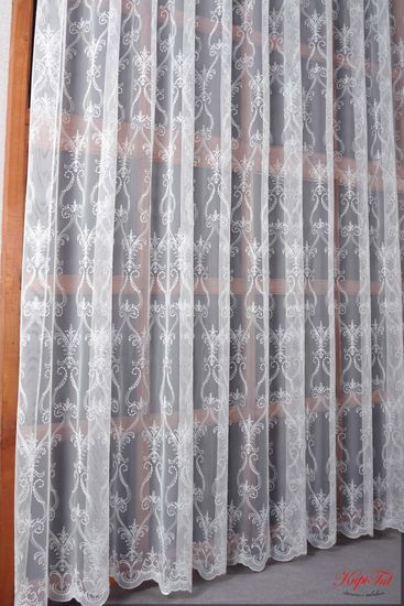 Тюль Марселла-2 французская сетка (белый)