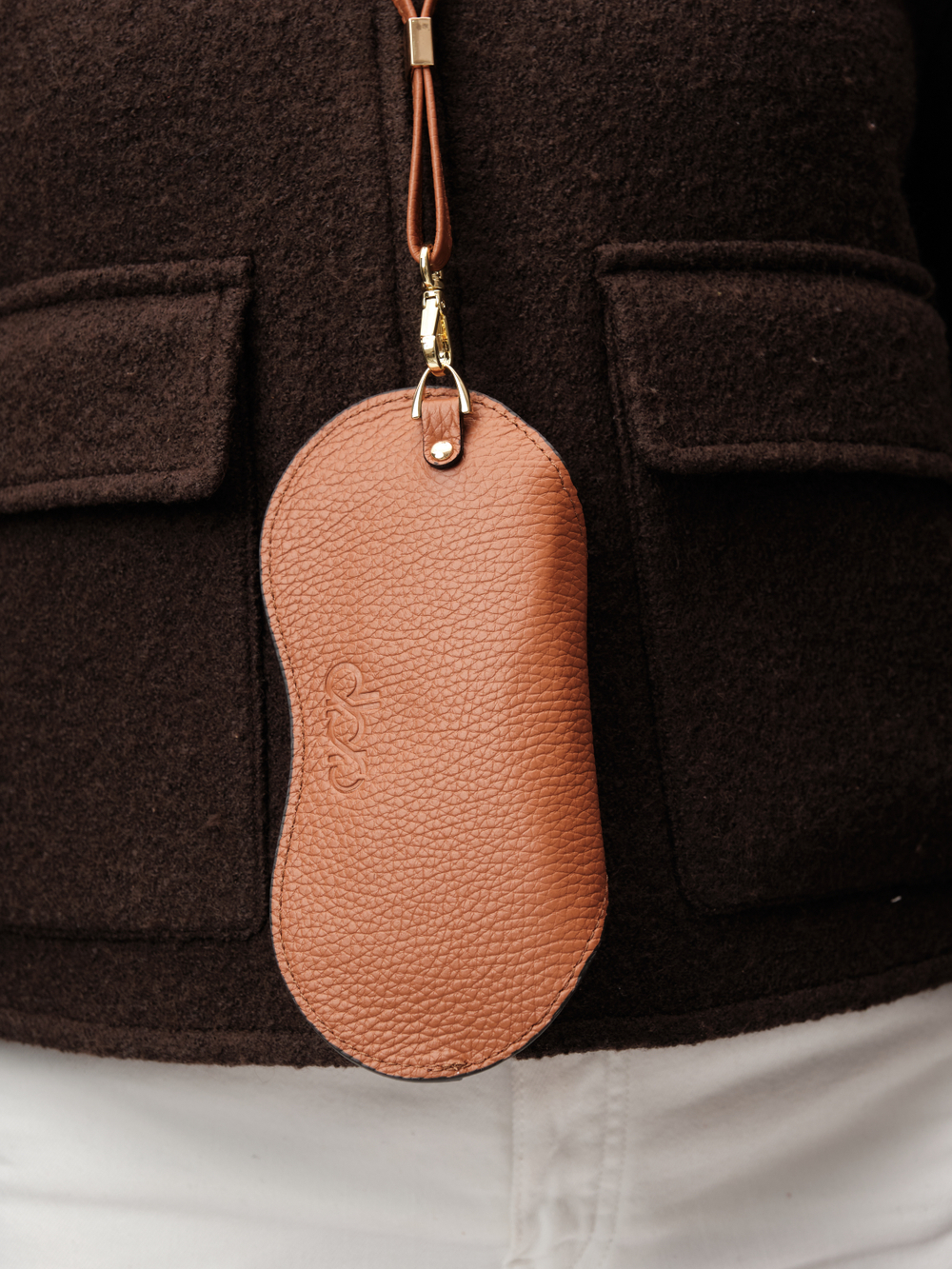 Футляр для очков / очечник DBR 15-82 коричневый камень