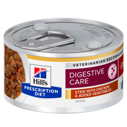 Hill's Feline i/d Chicken&Veg 82 г - диета консервы для кошек с проблемами ЖКТ (курица и овощи, рагу)