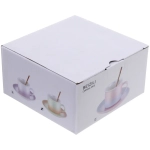 Чайная пара «Северное сияние» (кружка 230мл, блюдце, ложка) белый