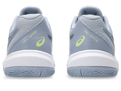 Детские теннисные кроссовки Asics Gel-Game GS Clay/OC - grey blue/ironclad