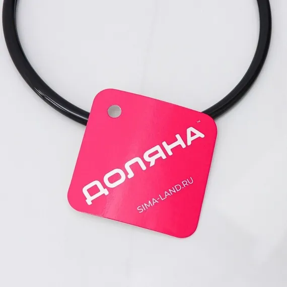 Вешалка для галстуков и шарфов Доляна, 13,5×23×0,7 см, антискользящее покрытие, цвет чёрный