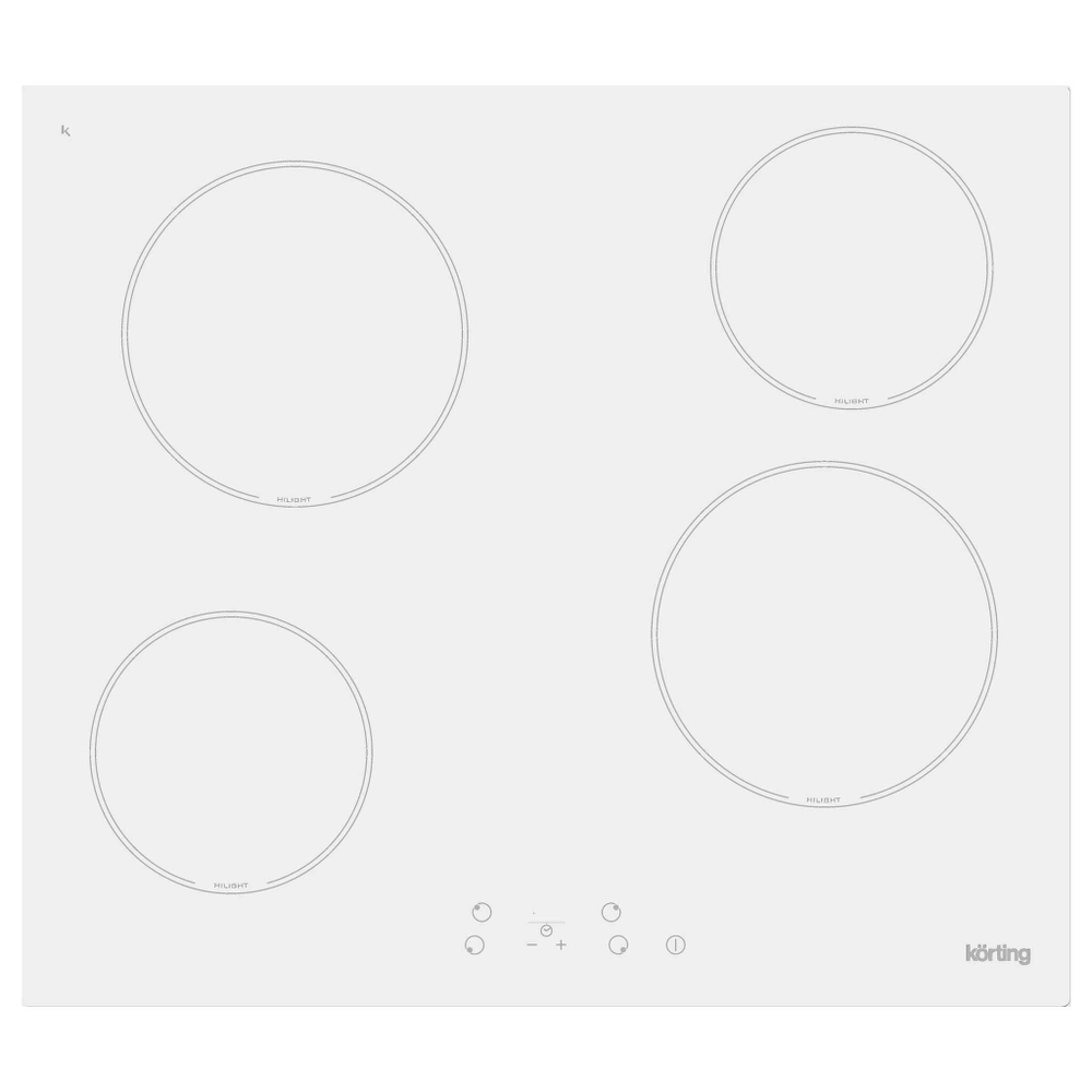 Электрическая варочная панель Korting HK 60001 BW фото 