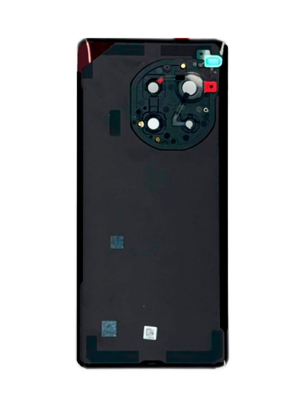 Задняя крышка для OnePlus 12T/Ace 3 Pro серебристая (Titanium silver) со стеклом камеры