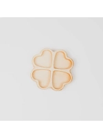 Деревянная менажница "Клевер" из кедра